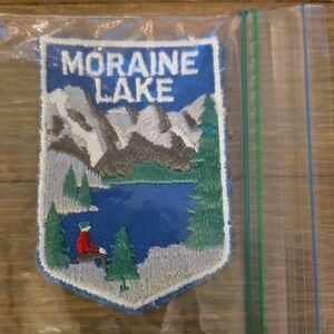 Moraine Lake Canada Vintage Embroidered Patch